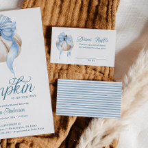 Petit Baby shower Citrouille Bleu Petit Barreau
