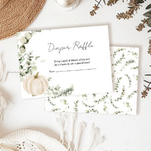 Carte D'accompagnement Petit Baby shower Citrouille de l'automne