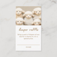 Petit Baby shower d'agneau Raffin