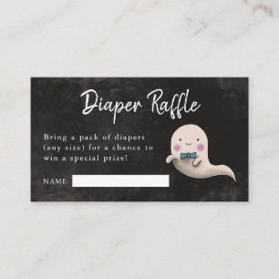 Carte D'accompagnement Petit Boo Boy Baby shower Déchets Raffle Ticket