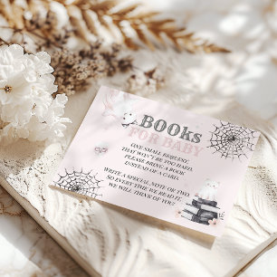 Carte D'accompagnement Petit Boo Cute Ghost Halloween Baby Girl Douche