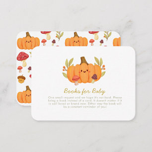 Carte D'accompagnement Petit Citrouille BabyLivres de douche pour bébé