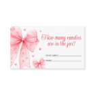 Petit Petit Chéri Rose Bow Combien de bonbons