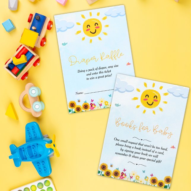 Carte D'accompagnement Petit rayon de soleil du Baby shower (Créateur téléchargé)