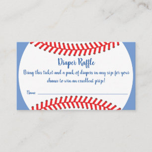Carte D'accompagnement Petit Slugger Baby shower de baseball Déchets Raff