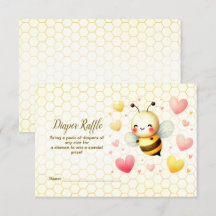 Petite abeille de miel coloré Baby shower mignonne