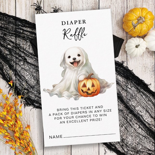 Carte D'accompagnement Petite Boo Mignonne Fête Prénatale Bébé Halloween  (Créateur téléchargé)