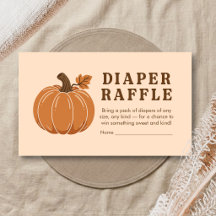 Petite Citrouille Baby Shower Automne Tirage au So