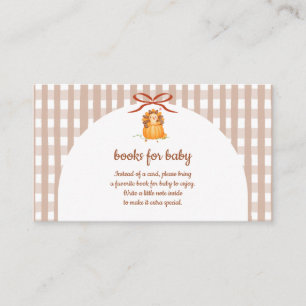 Carte D'accompagnement Petite Dinde En Route Baby Shower