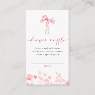 Carte D'accompagnement Petite fellation Petit Baby shower de fille au cha