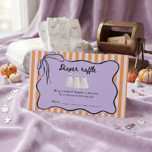 Carte D'accompagnement Petite Fête Prénatale Halloween Little Boo