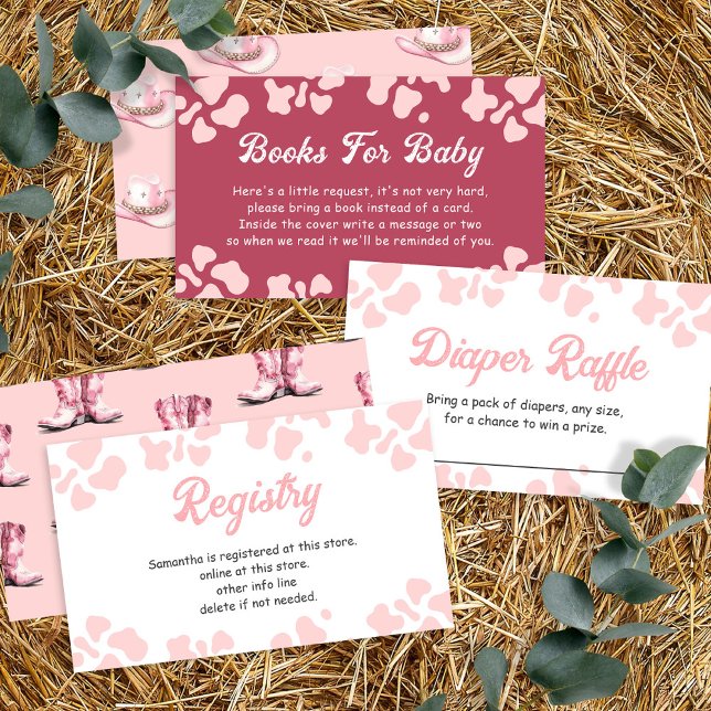 Carte D'accompagnement Petite fille rose Rodéo Déchets Raffle (Créateur téléchargé)