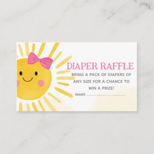 Carte D'accompagnement Petite fille Un petit rayon de soleil Déchets Raff