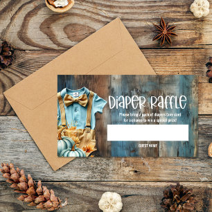 Carte D'accompagnement Petits Baby showers Citrouilles Raffle Tickets