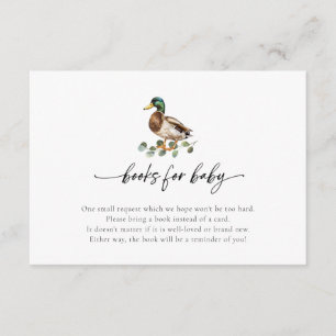 Carte D'accompagnement Petits canards Baby shower de canard Demande de ré