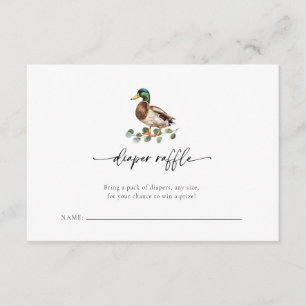 Carte D'accompagnement Petits canards Baby shower de canard Demande de ré