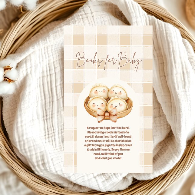 Carte D'accompagnement Petits livres de Baby shower jetables pour bébé (Créateur téléchargé)