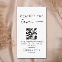 Photos Mariages modernes Capturez l'amour QR Code