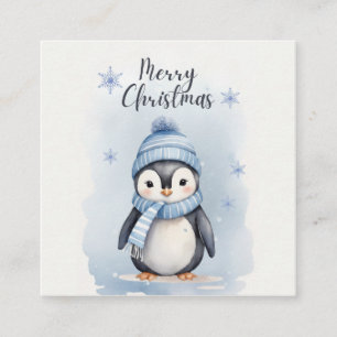 Carte D'accompagnement "Pingouin mignon"