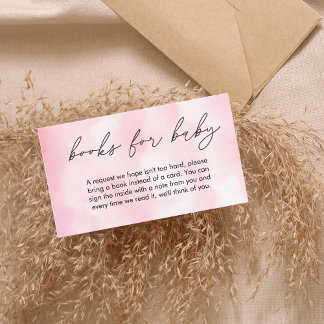 Carte D'accompagnement Pink Cloud Neuf Baby showers Livres pour bébé