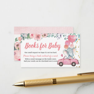 Carte D'accompagnement Pink Drive À Travers Les Boy Baby showers Books Fo