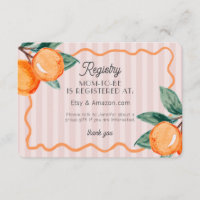Pink Little Cutie Pastel Citrus Baby Registry