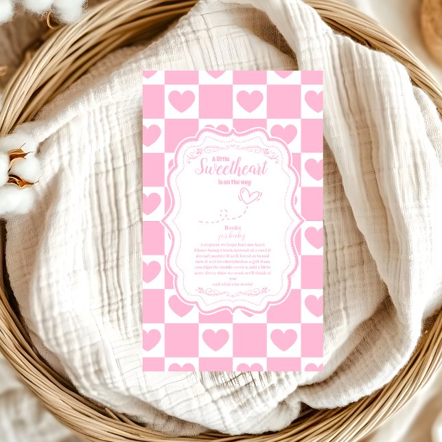 Carte D'accompagnement Pink Sweetheart Valentine's Day Livres pour bébé (Créateur téléchargé)
