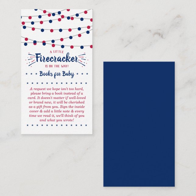 Carte D'accompagnement Pirate En Chemin ! baby shower 4 juillet (Devant / Derrière)