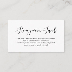 Carte D'accompagnement Police noire moderne mignonne, Mariage Honeymoon F