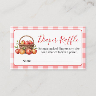 Carte D'accompagnement Pomme de chute de ma feuille de papier à lèvres