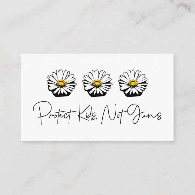 Carte D'accompagnement Pop Art Daisy (Devant)