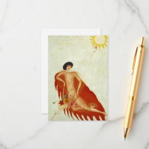 Carte D'accompagnement Portrait de moi par Florine Stettheimer