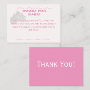 Carte D'accompagnement Précieuse Trousse Fille Baby Shower