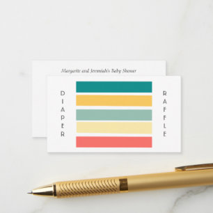 Carte D'accompagnement Prenons le chevalet de couches multicolores de pla
