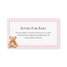 Preppy Classic Teddy Bear Baby Shower  Enclosure C