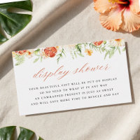 Présentation de mariage floral et d'agrumes élégan