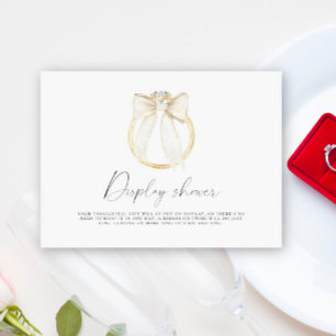Carte D'accompagnement Présentation de salle de bain de mariage à arc de
