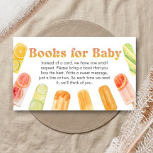 Prêt à éclater Livres de Baby Shower Popsicle pour