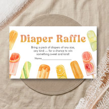 Prêt à éclore Popsicle Baby Shower Tirage de Couch