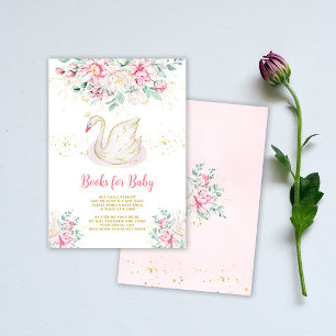 Carte D'accompagnement Princess Swan Books for Baby Enclôture Card