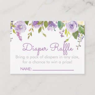 Carte D'accompagnement Purple Peonies Reflets de couches Insertions