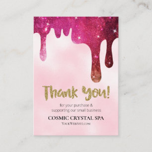 Carte D'accompagnement *~* QR -AP8 COSMIC DRIP MERCI LOGO Review
