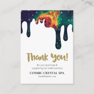 Carte D'accompagnement *~* QR COSMIC DRIPS - Logo MERCI AP8 Review