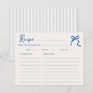 Carte D'accompagnement Quelque Chose de Bleu Cadre Gribouillis Arc Cérémo