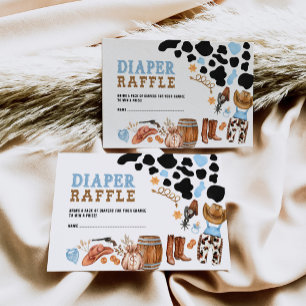 Carte D'accompagnement Raffin à couche de la soirée de rodéo de Western L