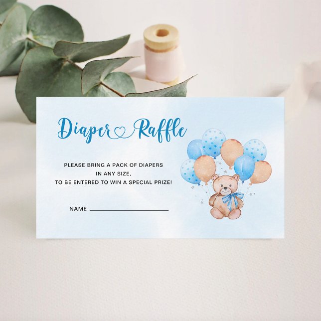 Carte D'accompagnement Raffin de couche d'ours en peluche (Créateur téléchargé)