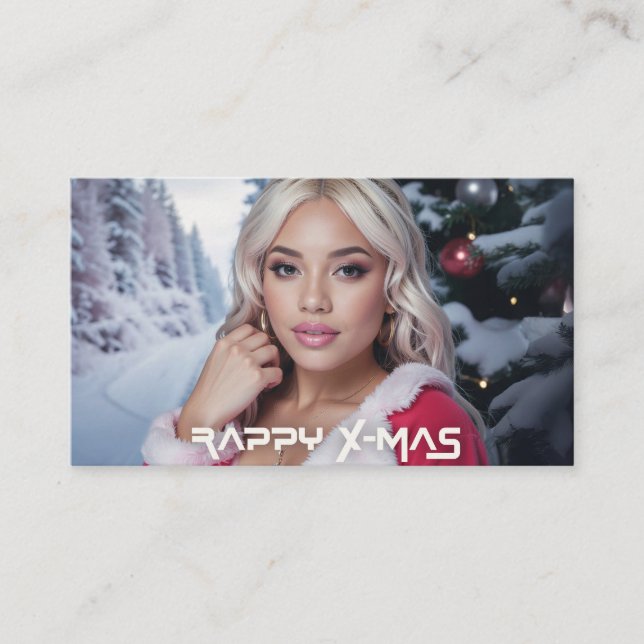CARTE D'ACCOMPAGNEMENT RAPPY X-MAS (Devant)