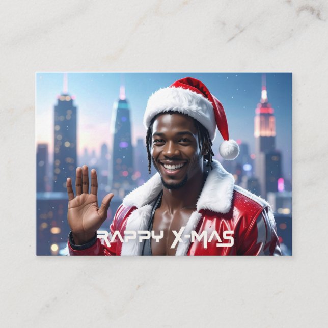 CARTE D'ACCOMPAGNEMENT RAPPY X-MAS (Devant)