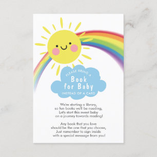 Carte D'accompagnement Ray of Sunshine Baby shower Book for Baby Card