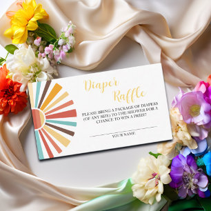 Carte D'accompagnement Rayon de calfeuil de Baby shower de soleil
